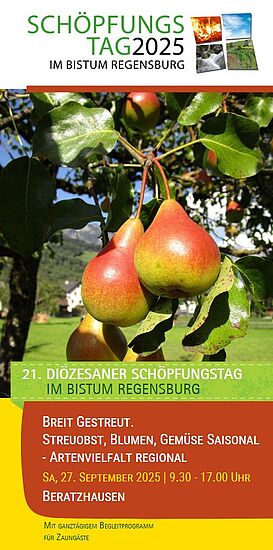 Breit Gestreut. Streuobst, Blumen, Gemüse Saisonal - Artenvielfalt regional - Schöpfungstag 2025