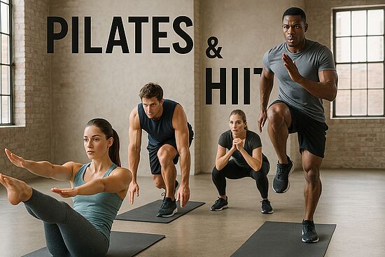 Pilates meets HIIT (Hochintensives Intervalltraining)