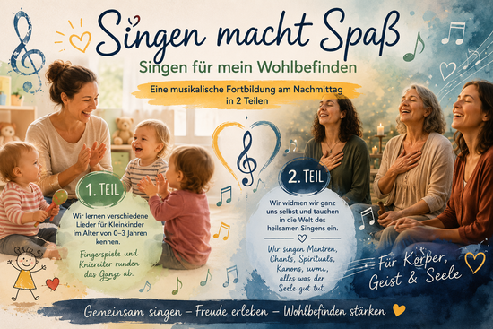 „Singen macht Spaß - Singen für mein Wohlbefinden“