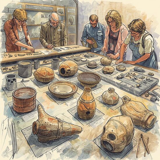 Fahrt in die Archäologische Staatssammlung nach München